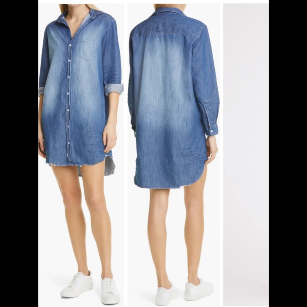 Frank and Eileen Distressed Denim Mary Dress